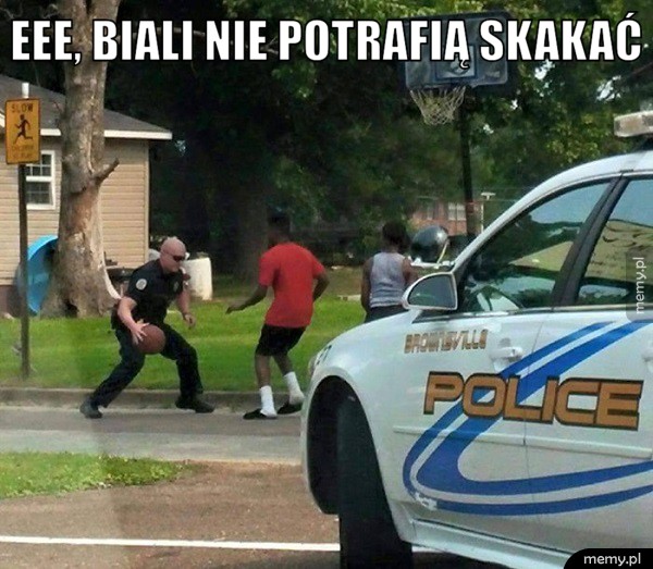 Eee, biali nie potrafią skakać 