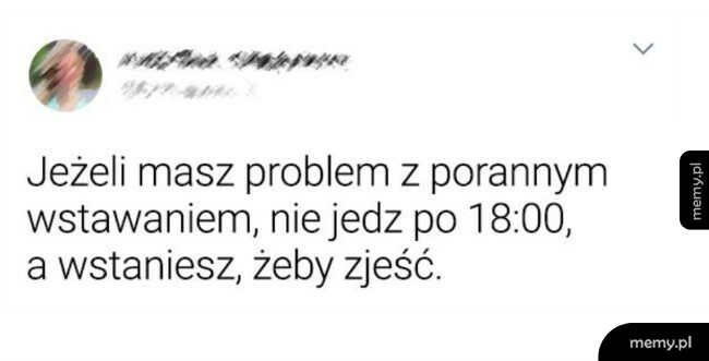 Problem ze wstawaniem