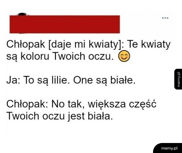 Kwiaty w kolorze oczu