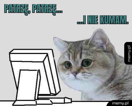 Patrzę, patrzę... ...i nie kumam.