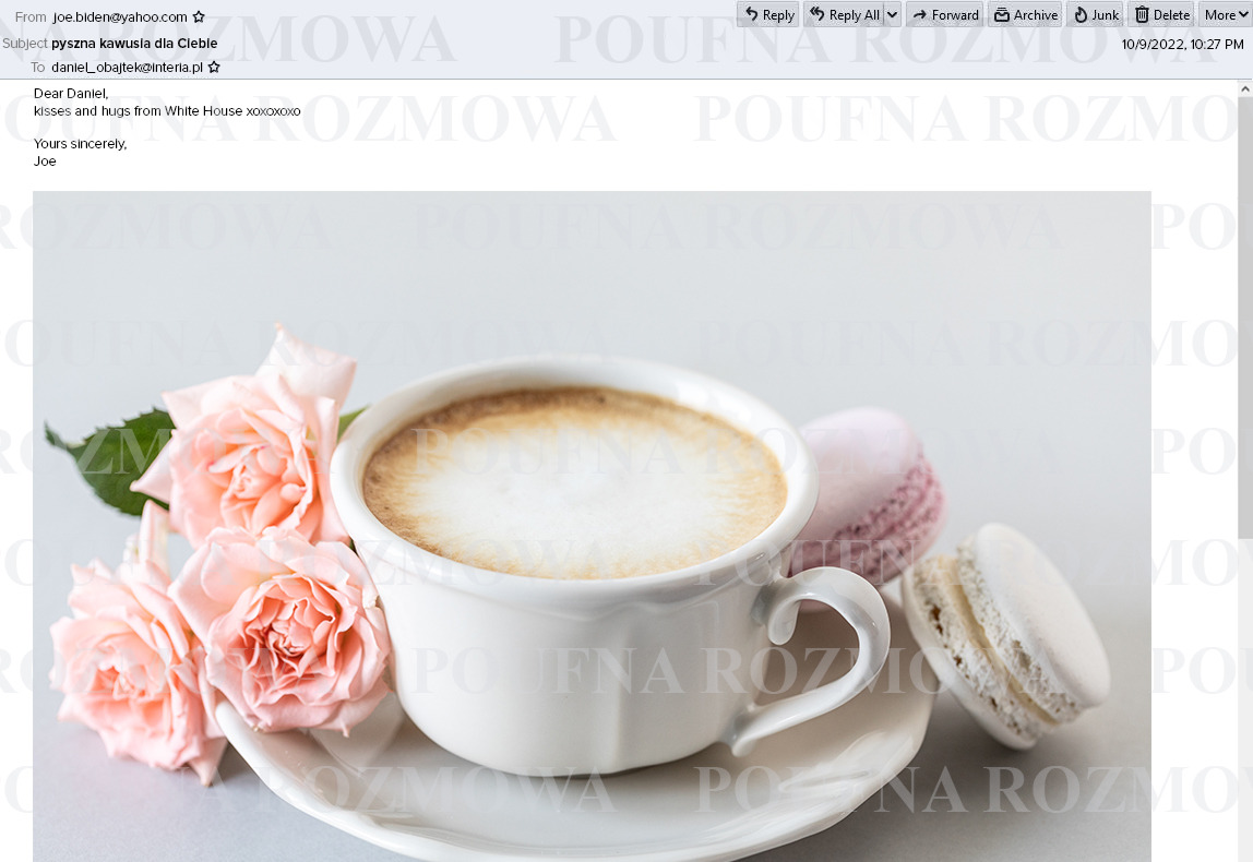 Wyciekające maile ze skrzynki Obajtka...