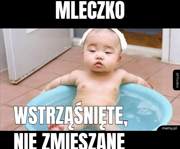 Mleczko wstrząśnięte,  nie zmieszane