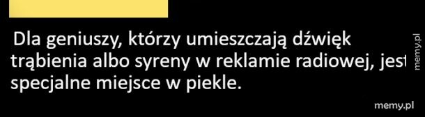 Specjalne miejsce w piekle
