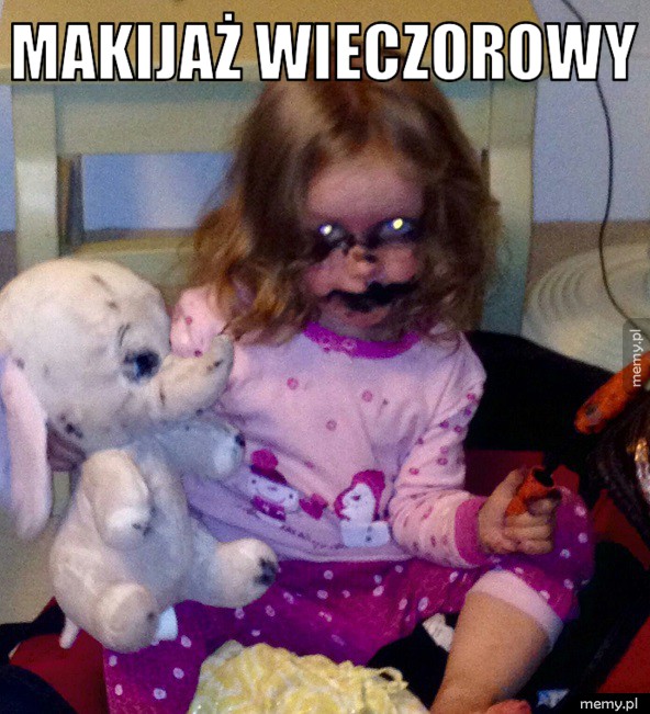 Makijaż wieczorowy.