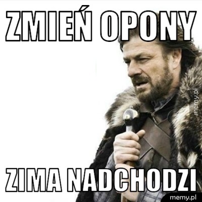 Zmień opony zima nadchodzi