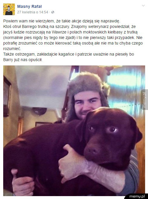 UWAGA! Właściciele psów, uważajcie na trutki!