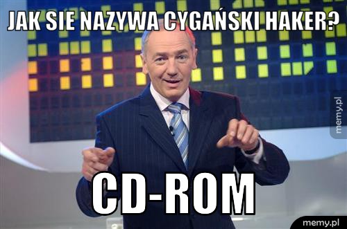 Jak sie nazywa cygański haker? CD-ROM