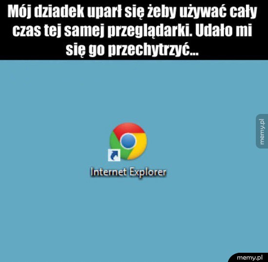 Uparty dziadek