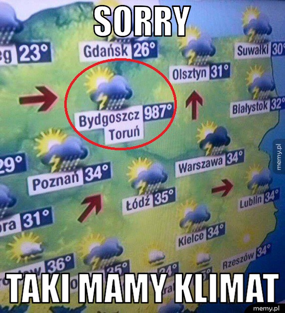 Sorry, taki mamy klimat